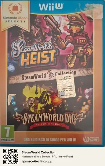 SteamWorld Collection Nintendo Wii U, Italy box front