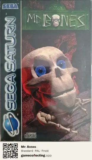 Mr. Bones Sega Saturn, PAL box front