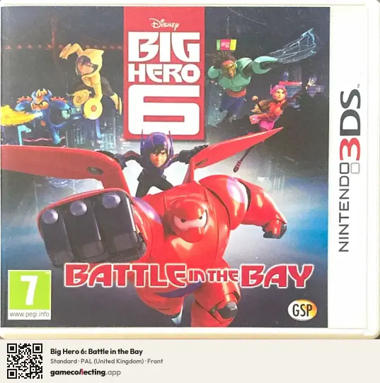 Big Hero 6: Battle in the Bay Nintendo 3DS, United Kingdom box front