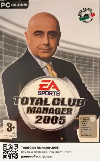 Total Club Manager 2005 Computer, Italy box front