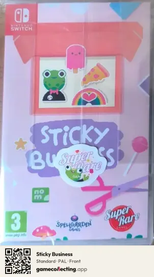 Sticky Business Nintendo Switch, PAL box front