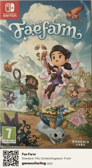 Fae Farm Nintendo Switch, United Kingdom box front
