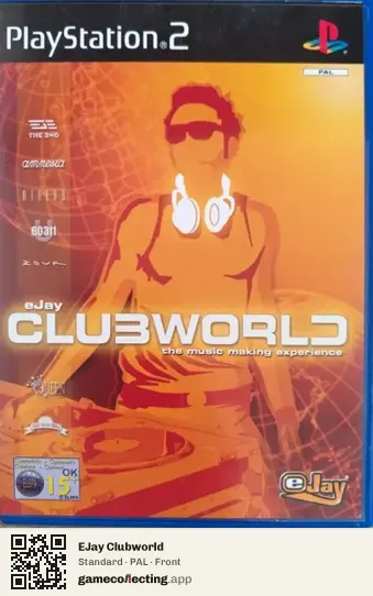 EJay Clubworld PlayStation 2, PAL box front