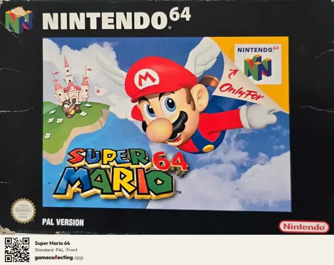 Super Mario 64 Nintendo 64, PAL box front