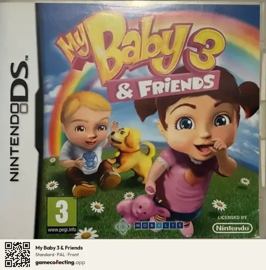 My Baby 3 & Friends Nintendo DS, PAL box front
