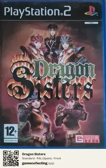 Dragon Sisters PlayStation 2, Spain box front