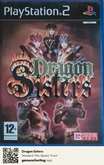 Dragon Sisters PlayStation 2, Spain box front