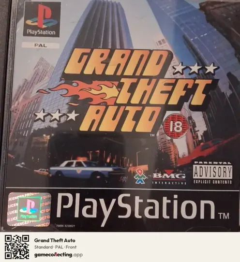 Grand Theft Auto PlayStation, PAL box front
