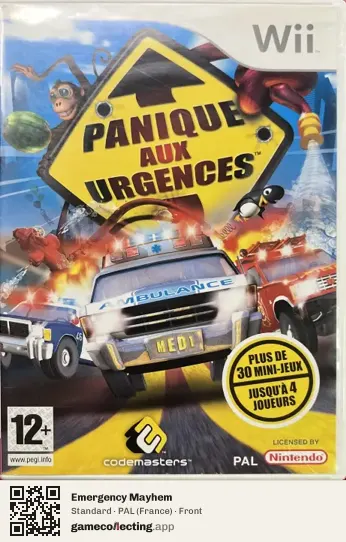 Emergency Mayhem Nintendo Wii, France box front
