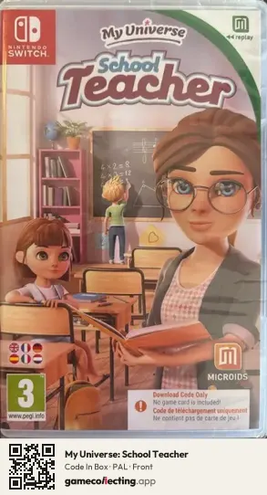 My Universe: School Teacher Nintendo Switch, PAL box front