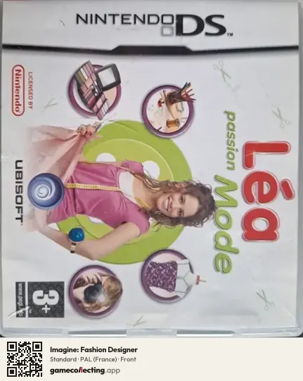 Imagine: Fashion Designer Nintendo DS, France box front
