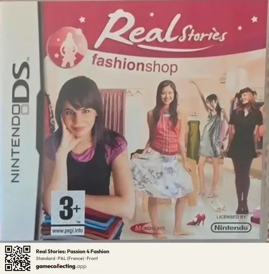 Real Stories: Passion 4 Fashion Nintendo DS, France box front