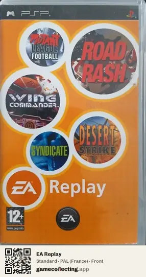 EA Replay PlayStation Portable, France box front