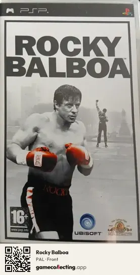 Rocky Balboa PlayStation Portable, PAL box front