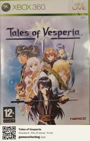Tales of Vesperia Xbox 360, France box front