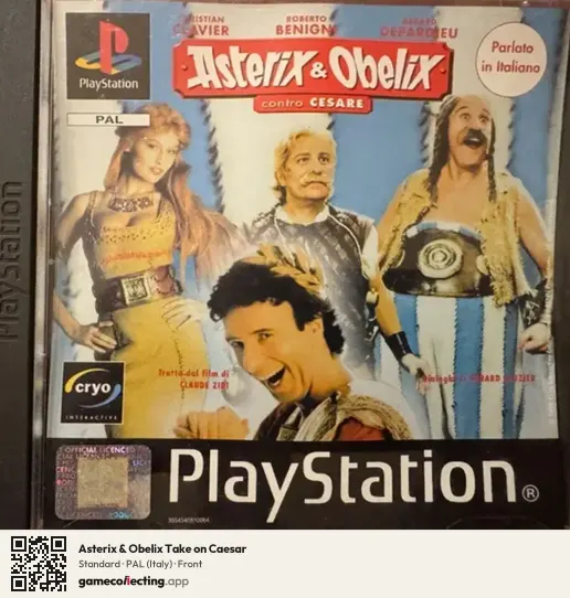 Asterix & Obelix Take on Caesar PlayStation, Italy box front