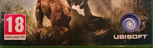 Far Cry Primal, the PEGI square on its front