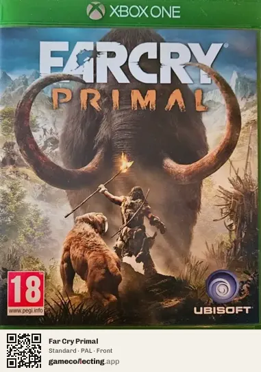 Far Cry Primal Xbox One, PAL box front