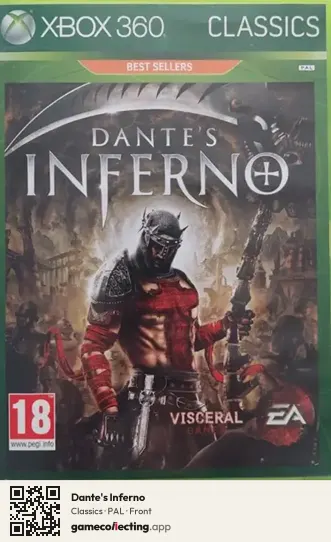 Dante's Inferno Xbox 360, PAL box front