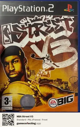 NBA Street V3 PlayStation 2, France box front