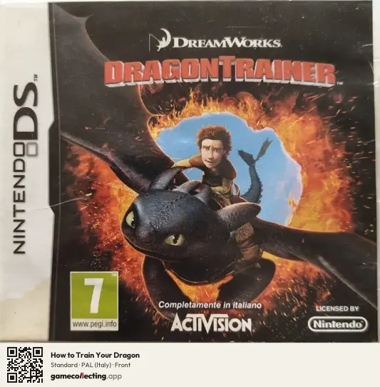 How to Train Your Dragon Nintendo DS, Italy box front