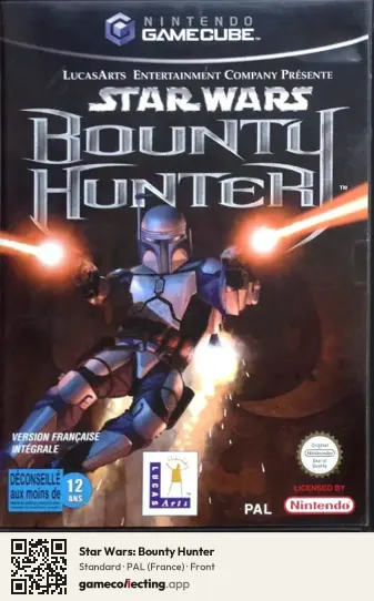 Star Wars: Bounty Hunter Nintendo GameCube, France box front
