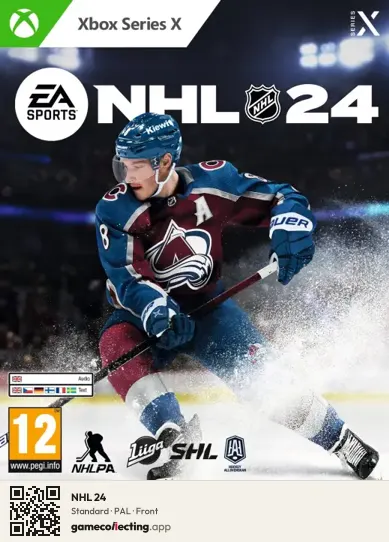 NHL 24 Xbox Series X, PAL box front