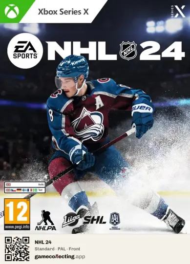 NHL 24 Xbox Series X, PAL box front