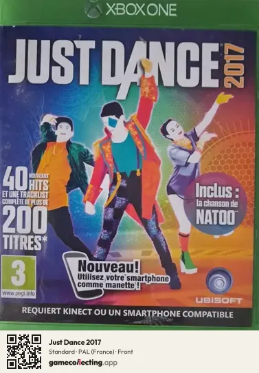 Just Dance 2017 Xbox One, France box front