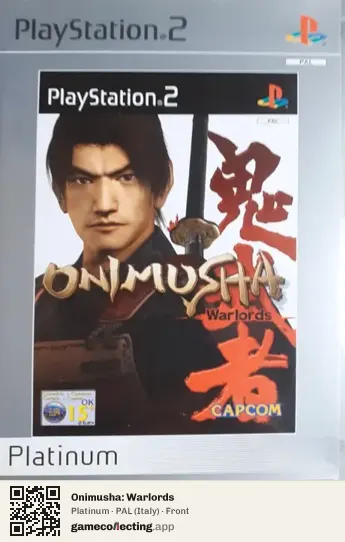 Onimusha: Warlords PlayStation 2, Italy box front