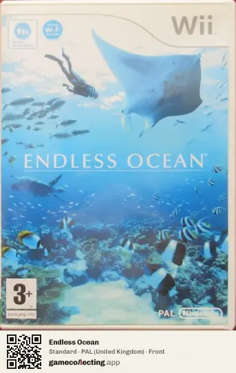 Endless Ocean Nintendo Wii, United Kingdom box front