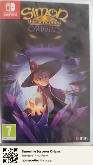 Simon the Sorcerer Origins Nintendo Switch, PAL box front