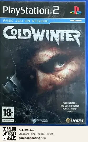 Cold Winter PlayStation 2, France box front
