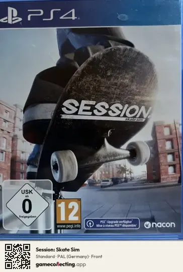 Session: Skate Sim PlayStation 4, Germany box front