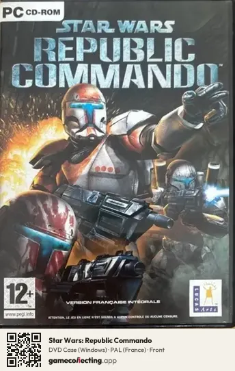 Star Wars: Republic Commando Computer, France box front