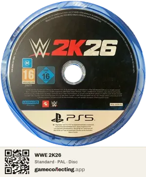 WWE 2K26 PlayStation 5, PAL disc