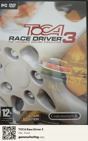 TOCA Race Driver 3 Computer, PAL box front