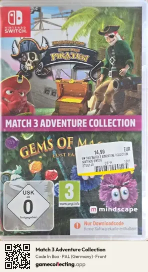 Match 3 Adventure Collection Nintendo Switch, Germany box front