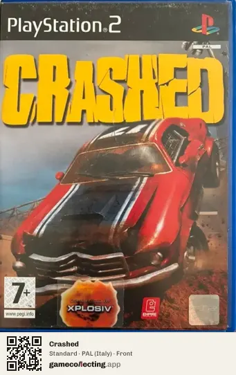 Crashed PlayStation 2, Italy box front