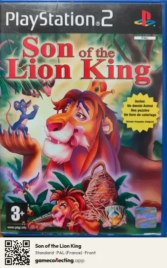 Son of the Lion King PlayStation 2, France box front