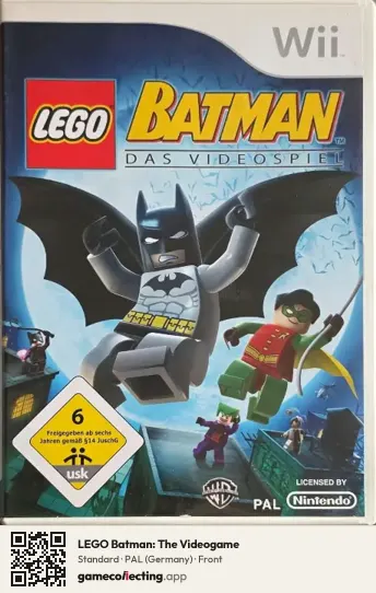LEGO Batman: The Videogame Nintendo Wii, Germany box front
