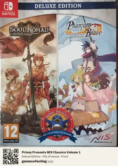 Prinny Presents NIS Classics Volume 1 Nintendo Switch, France box front