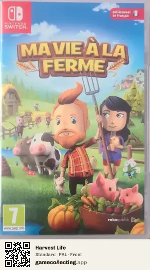 Harvest Life Nintendo Switch, PAL box front