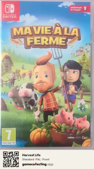 Harvest Life Nintendo Switch, PAL box front