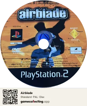 Airblade PlayStation 2, PAL disc