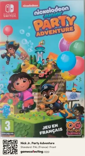 Nick Jr. Party Adventure Nintendo Switch, France box front