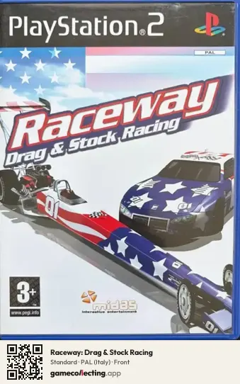 Raceway: Drag & Stock Racing PlayStation 2, Italy box front