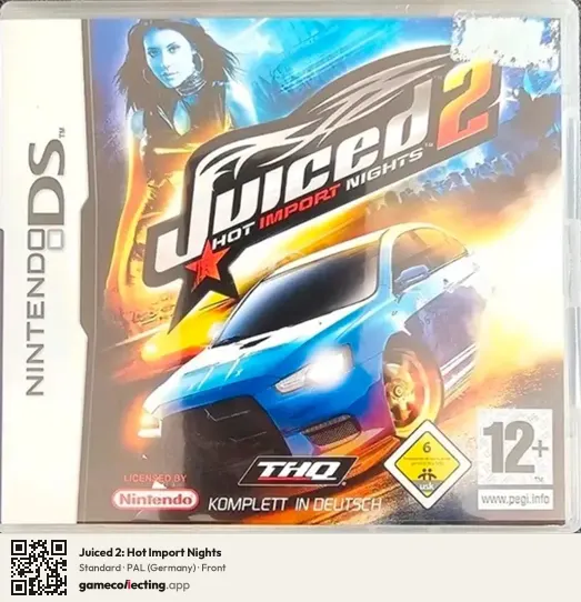Juiced 2: Hot Import Nights Nintendo DS, Germany box front