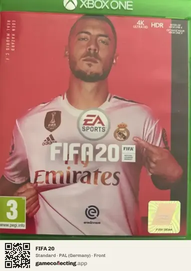 FIFA 20 Xbox One, Germany box front