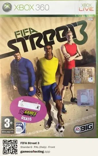 FIFA Street 3 Xbox 360, Italy box front
